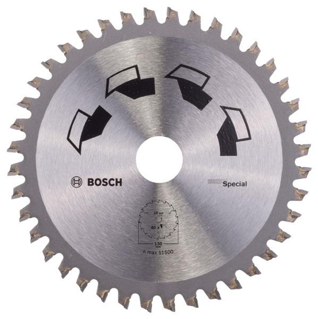 Kreissägeblatt SPECIAL D= 130 mm; Bohrung= 20 mm; Z= 40 Produktbild 