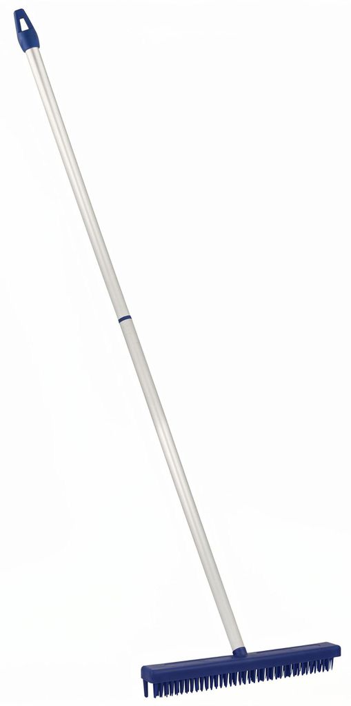 Fransenkamm Blau mit Stiel 70cm Teppichkamm für Teppich Produktbild 