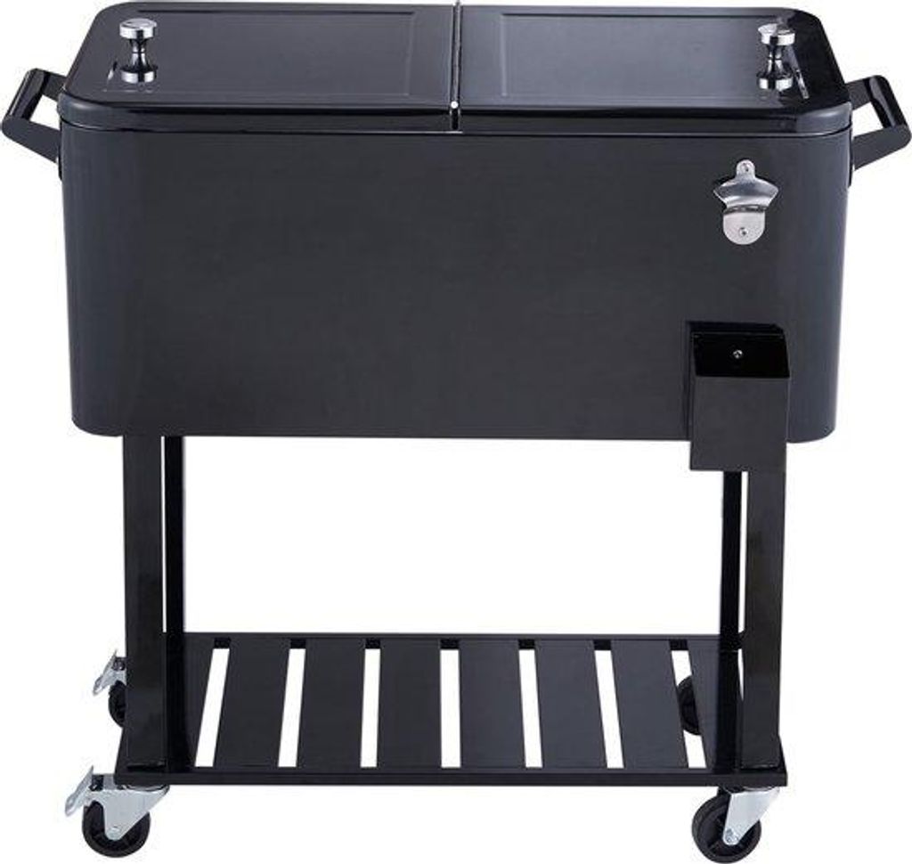 Glacière à roulettes - 80 litres - 18 kg - 93 x 46 x 89 cm Image du produit 