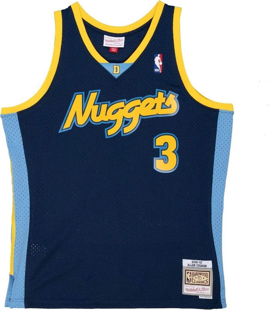 Hemd Mitchell & Ness Nba Swingman Denver Nuggets Allen IversonSMJY4205DNU06AIVASBL