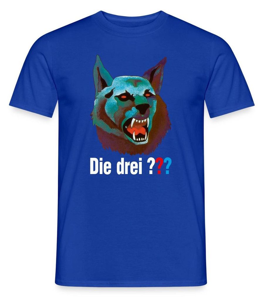 Spreadshirt Die Drei Fragezeichen Der Karpatenhund Männer T-Shirt, 4XL, Dunkelblau