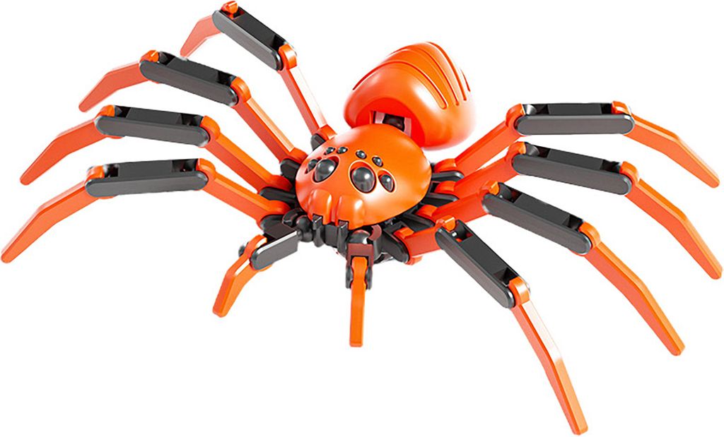 3D-bunte Riesenspinne Figur bewegliche Gelenke Spinnenmodell realistische Tierdekoration pädagogisches Spinnenmontagespielzeug Desktop-Ornament