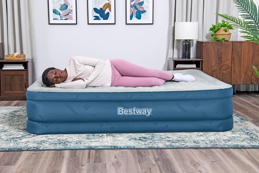 Lit Gonflable Fortech avec Pompe Électrique et Revêtement Snugable Top - 7