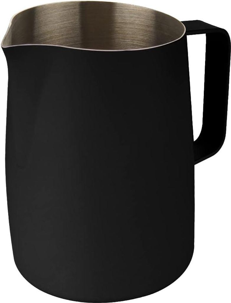 Edelstahl-Milchschäumer für Kaffee - 600 ml - Perfekt für Cappuccino und Latte Art