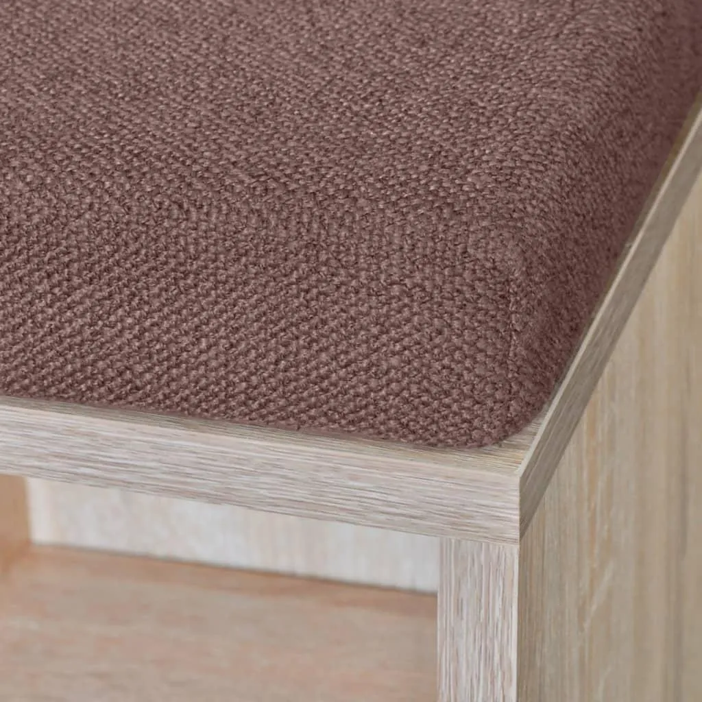 Armoire à chaussures 10 casiers en bois de chêne pour entrée moderne