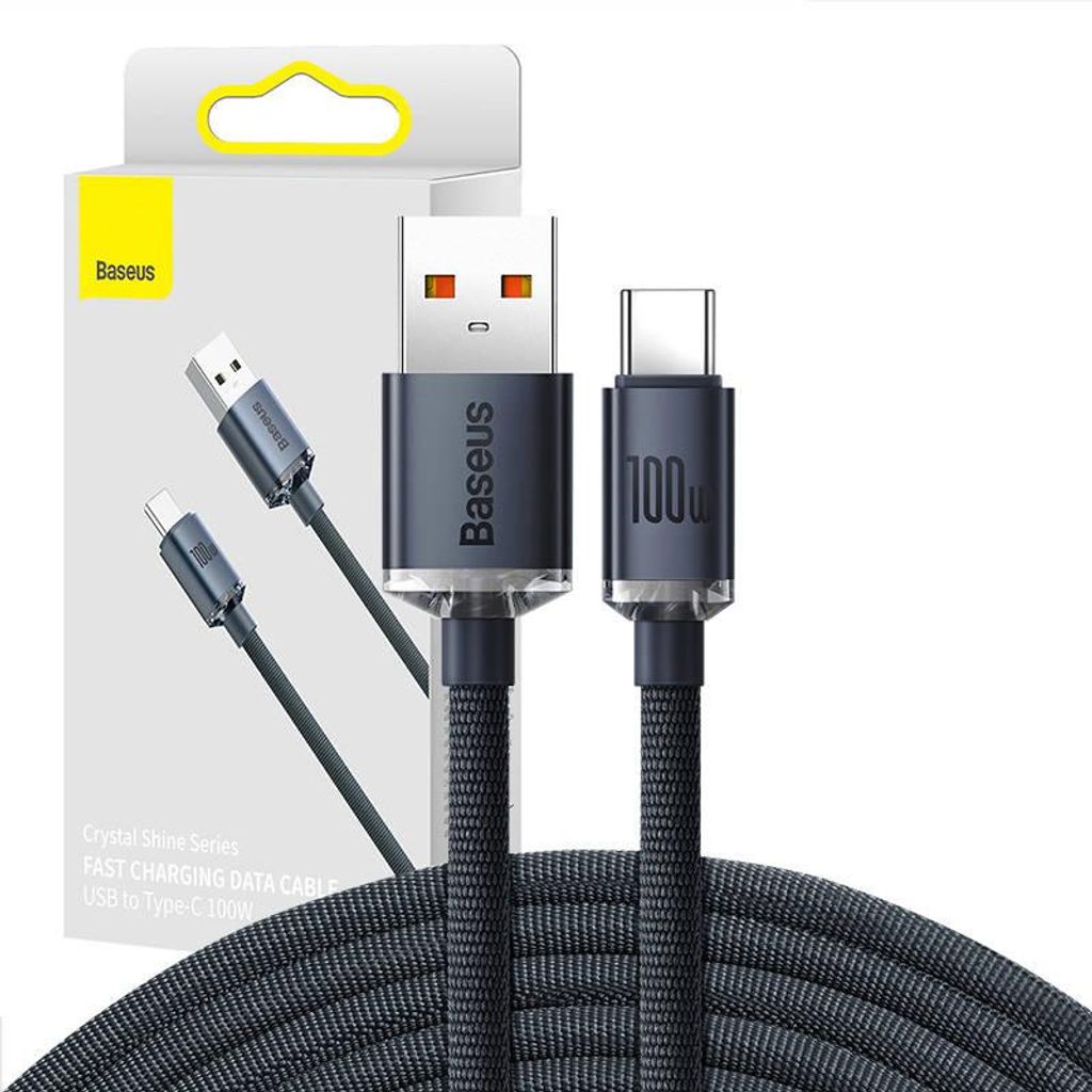 Baseus CAJY000501, 2 m, USB C, USB A, 0,48 Gbit/s, Schwarz Produktbild 