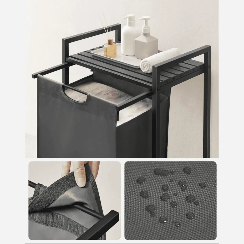 Panier à linge coulissant 50 cm : Solution rangement linge invisible