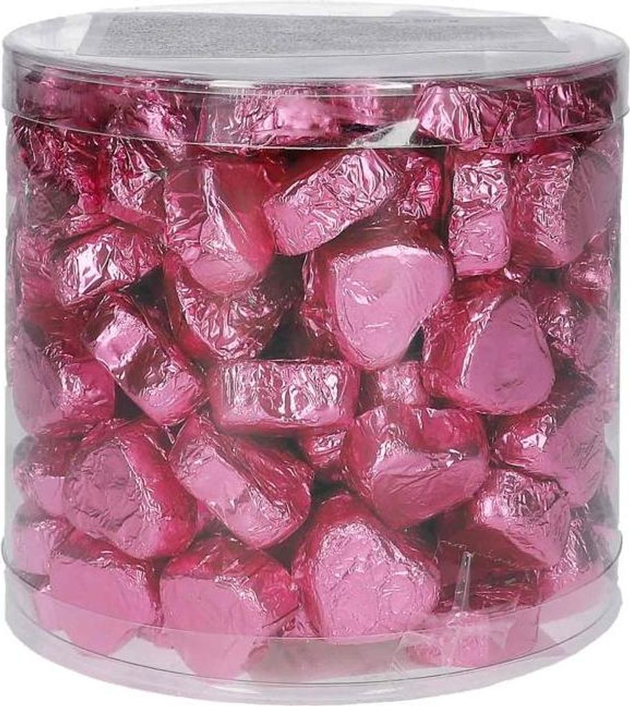 Günthart Kleine Pralinenherzen mit Nougatcreme-Füllung Rosa Produktbild 