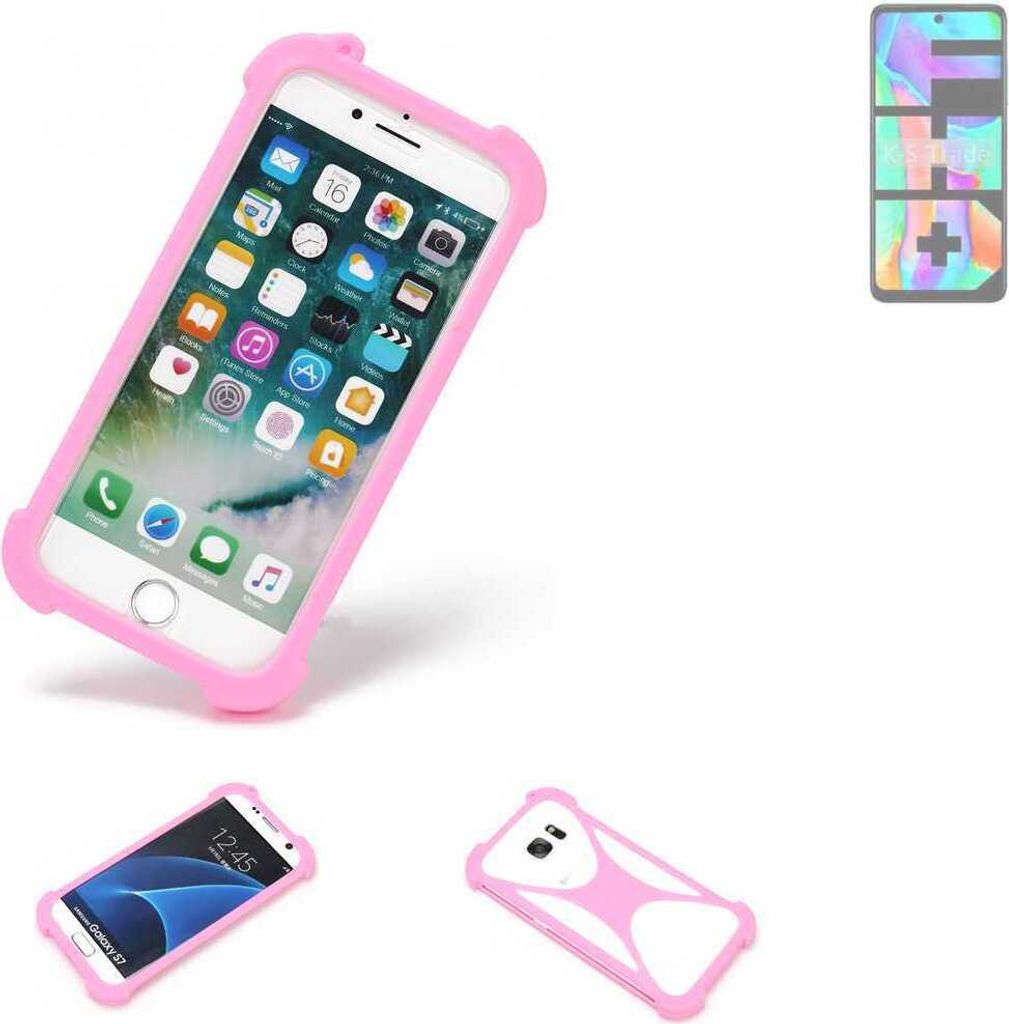 K-S-Trade Handy Hülle kompatibel mit Infinix Hot 11 2022 Schutz Hülle Bumper Silikon Schutz Hülle Cover Case Silikoncase Silikonbumper TPU Softcase