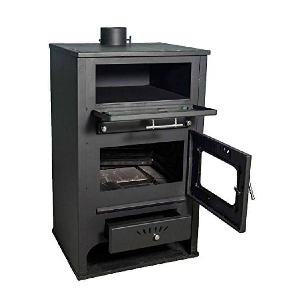 Kaminofen Holzofen Wasserführend Zvezda GF VR 16 Backofen Produktbild 3