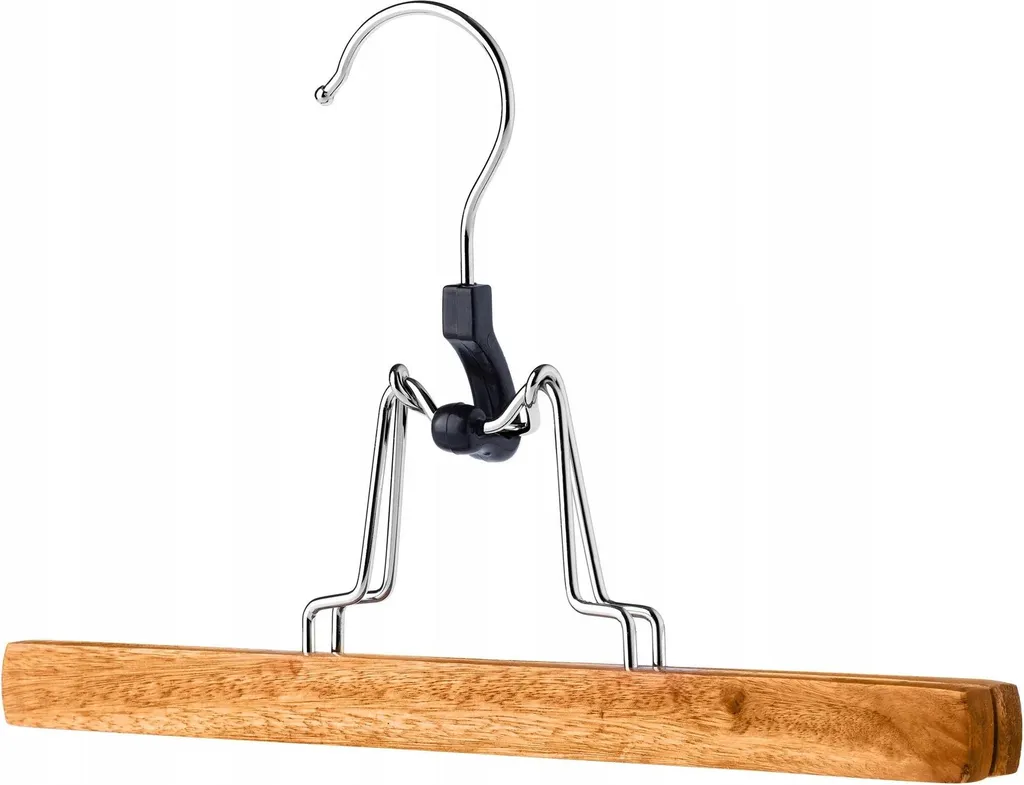 Cintres de vestiaire en bois lot de 12 pour vêtements et pantalons