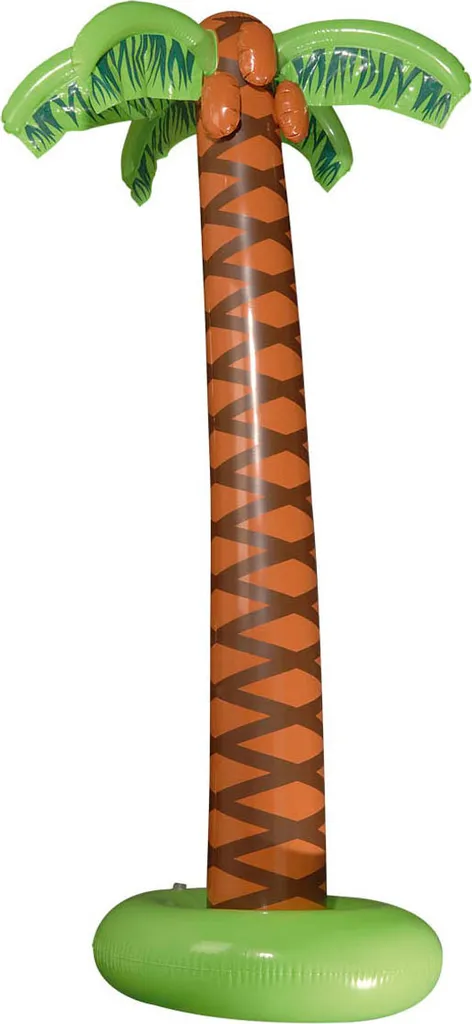 Palmier gonflable exotique 180cm Widmann décoration de jardin et piscine