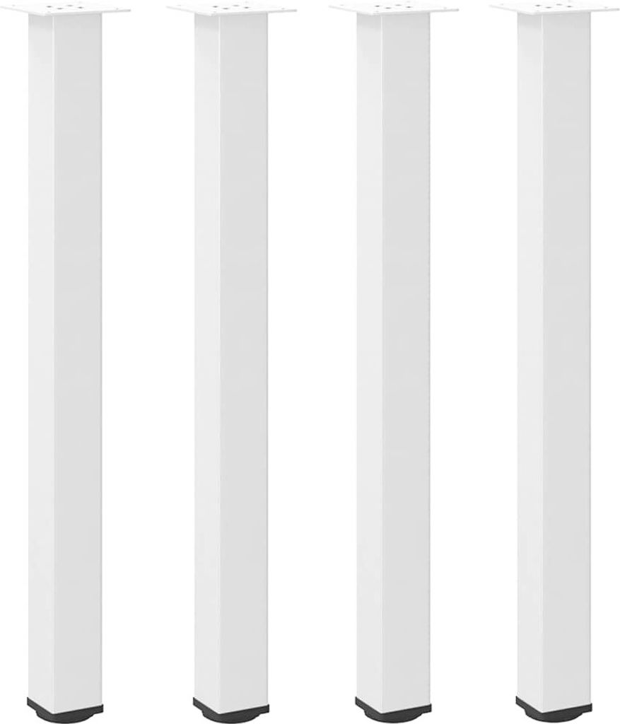 "SALE 2026" Bartischbeine 4er-set - multifunktional& Moderne - Weiß 100-102 cm Stahl - Tischbeine DE2434576