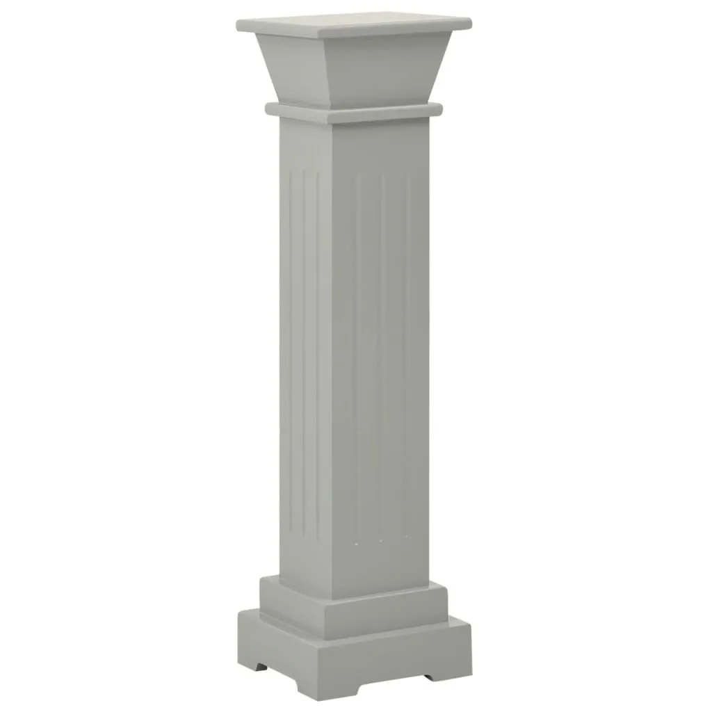 Support Plante Haut Gris pour Salon et Balcon Fermé - Sellette 66 cm