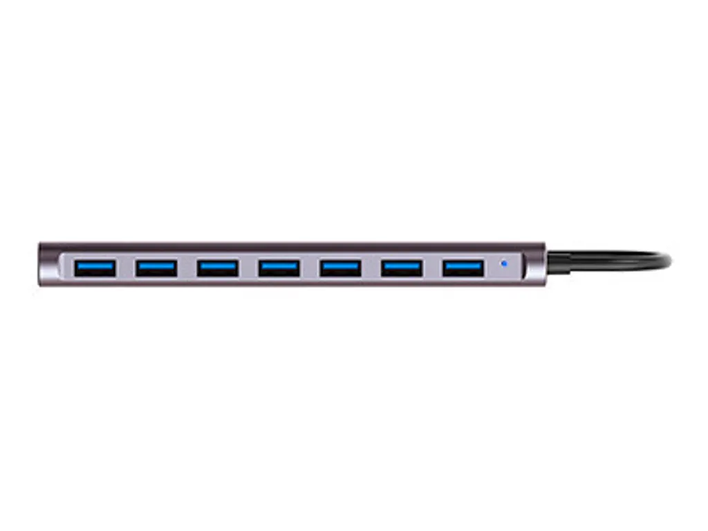 Concentrateur USB 3.2 Hamlet XHUB-07A3 Noir 5 Gbps Transfert de Données