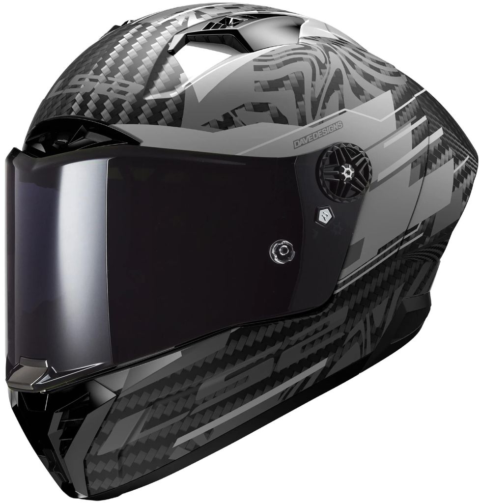 LS2 Integralhelm "FF805 Thunder Carbon G schwarz / grau Produktbild 