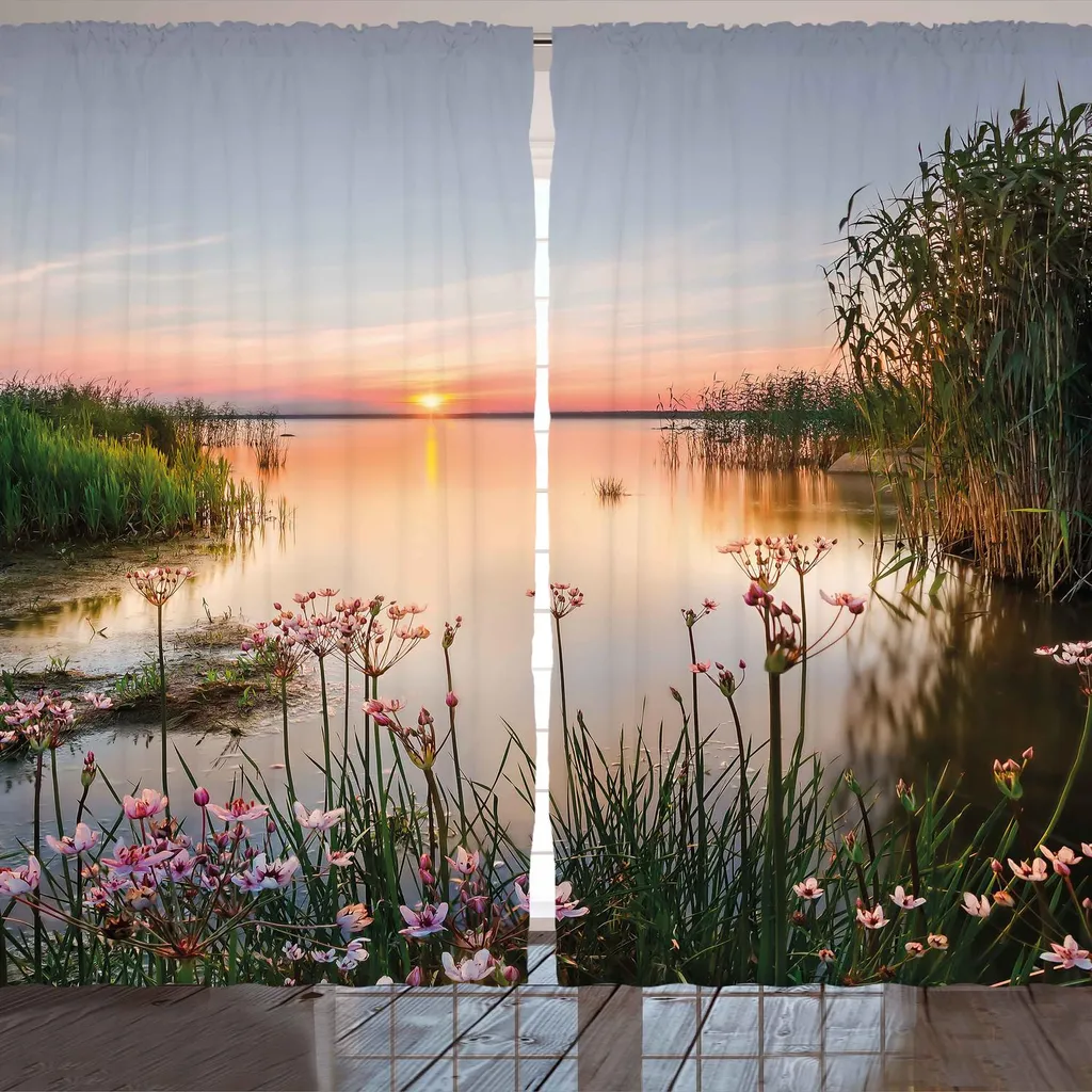 Tenda Fotografica Lago 280x175 ARANDE | Tessuto Lavabile Primavera