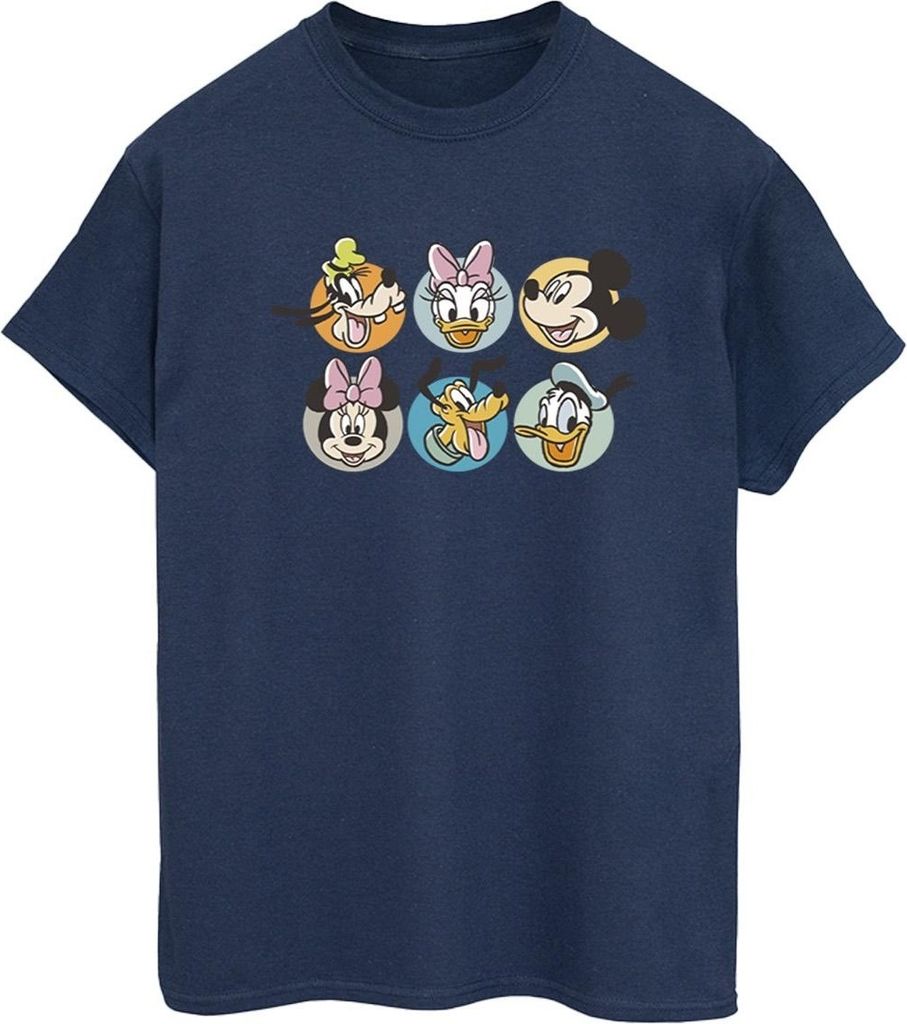 Disney - "Mickey Mouse and Friends" T-Shirt für Damen BI38929 (S) (Marineblau)