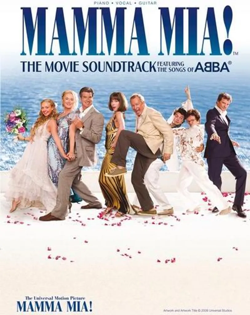 Mamma Mia ! Déguisement Disco Années 70 pour Femme avec Combinaison Bleue