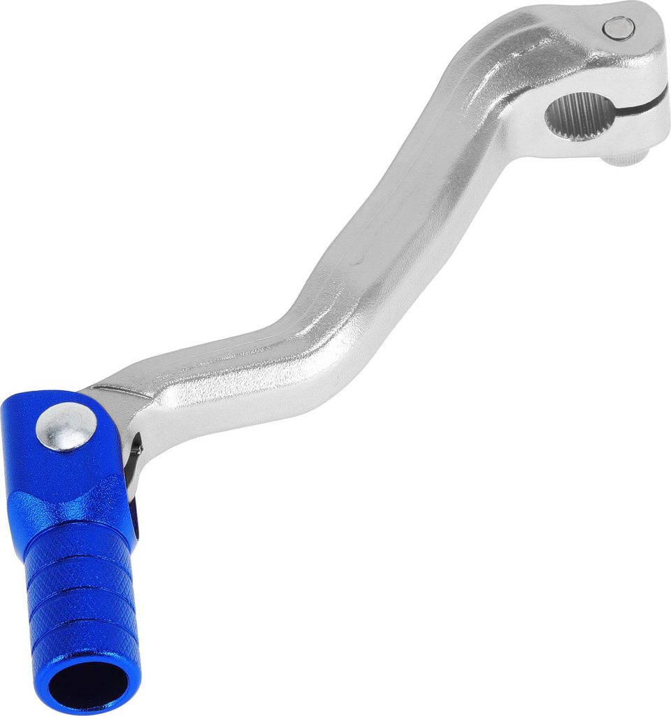 1 Stk Faltbarer Motorrad-Schalthebel für Bosuer M4 Aluminiumlegierung Pedal-Schalthebelarm Silberfarbener Hebel Blau Kopf