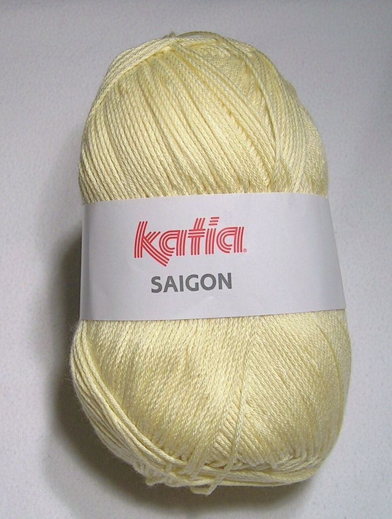 SAIGON von Katia - hellgelb (10) - 100 g / ca. 300 m Wolle Produktbild 
