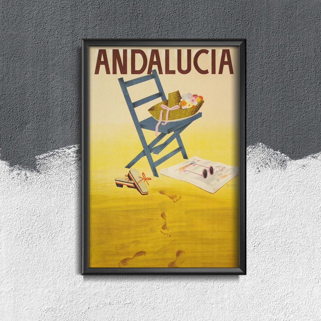 Poster - Canvas - Leinwand - 42 cm x 59,4 cm - Spanien Andalusien