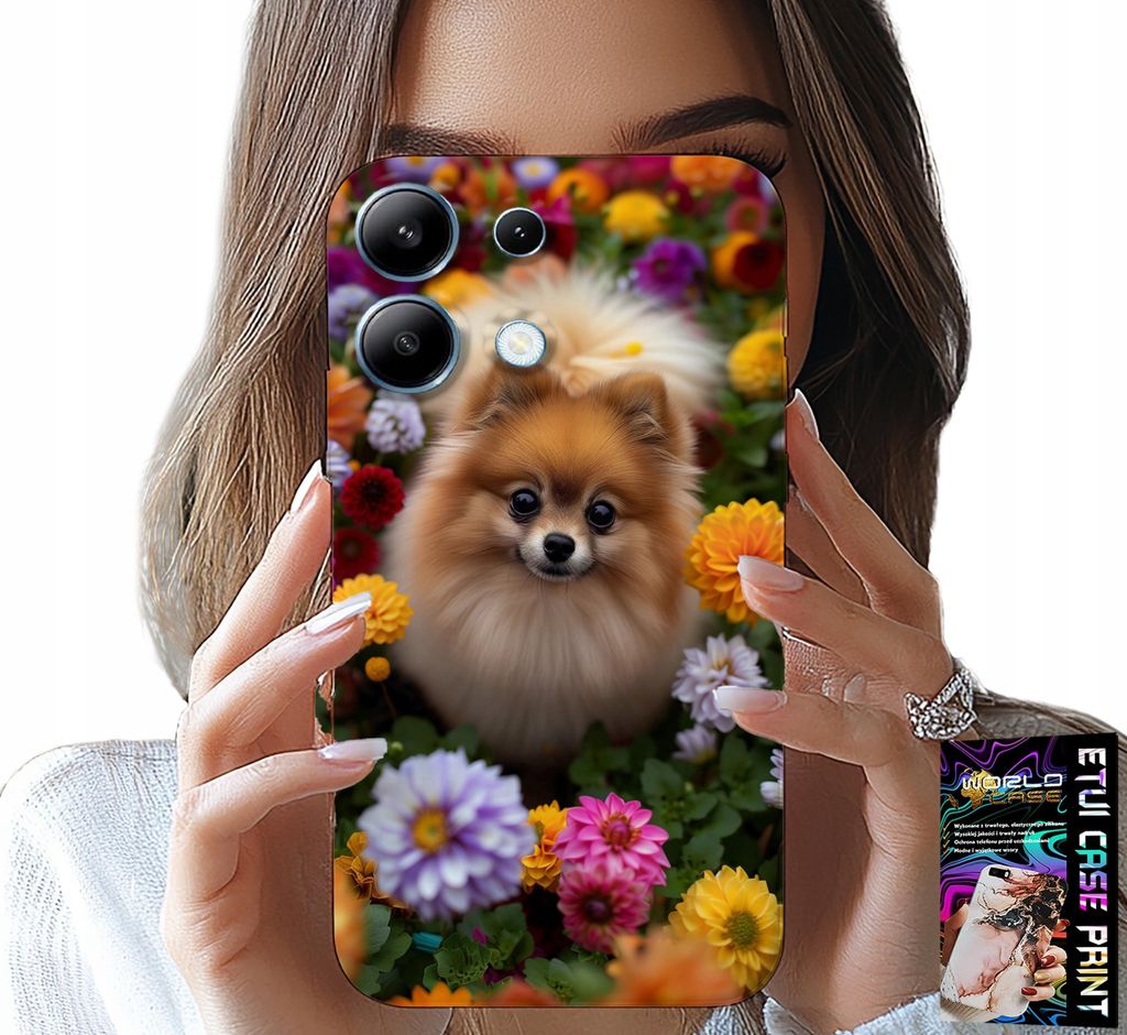 Gehäuse Für Xiaomi Note 13 4G - Süsser Hund, Pomeranian Gehäuse + Glas