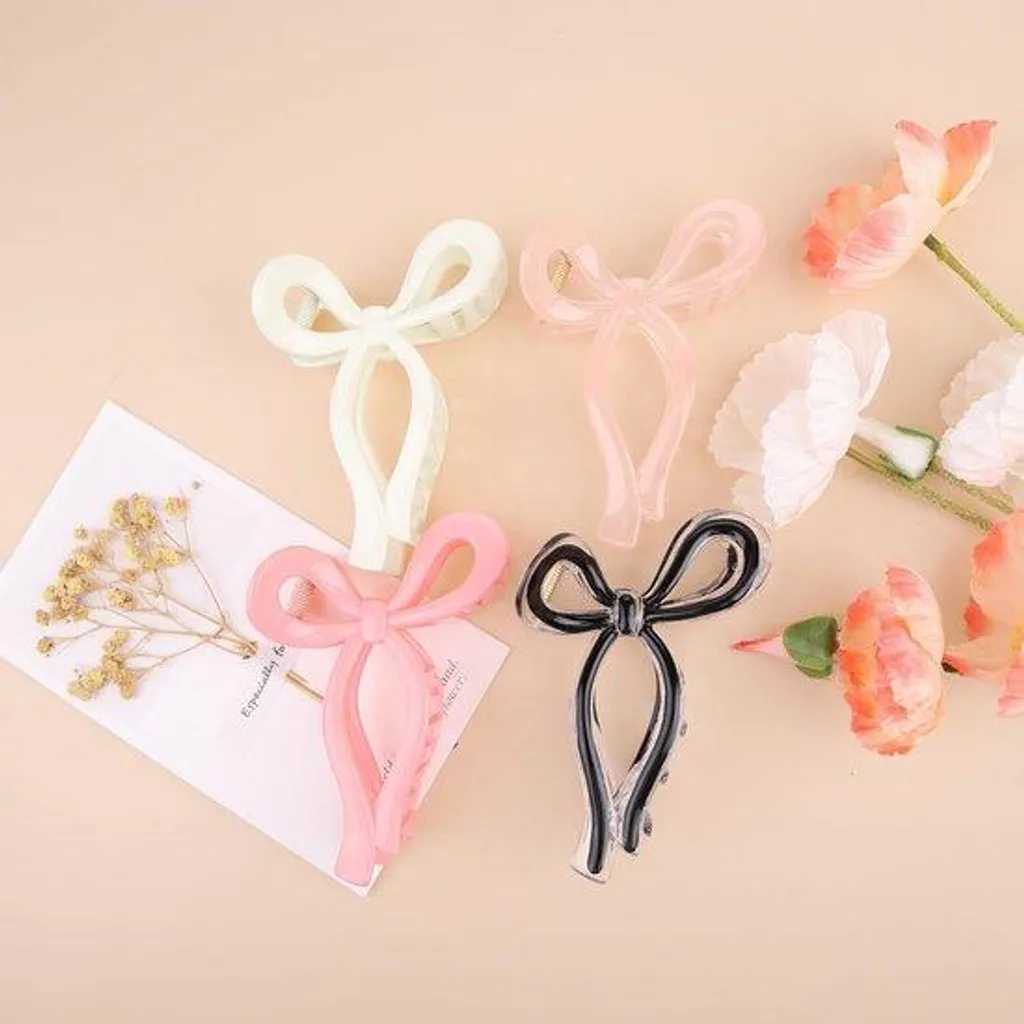 Barrettes papillon pour mariage et fêtes : lot de 4 pinces chic