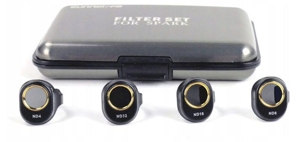 ND Filter Set für DJI Spark, ND4 ND8 ND16 ND32 Graufilter Produktbild 