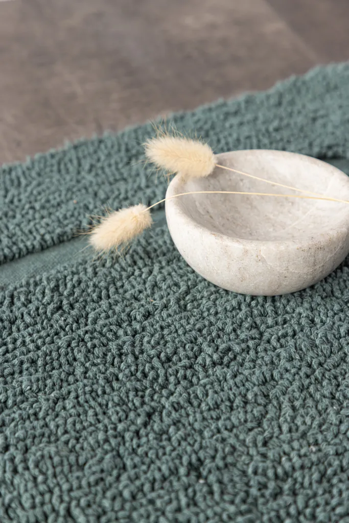 Tapis de douche William vert 90x60cm pour sortie de bain sécurisée - 8