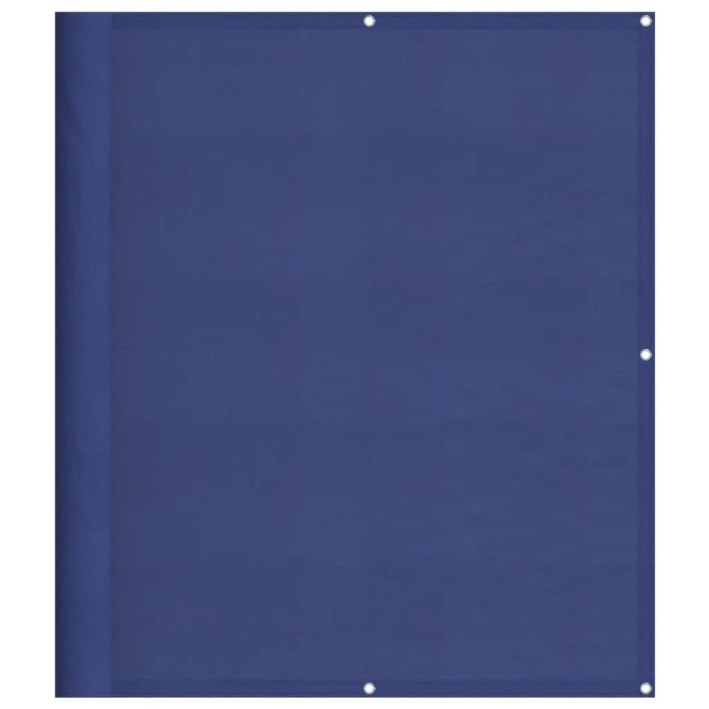 vidaXL Schermo privacy per balcone blu 120x1000 cm 100 % poliestere oxford