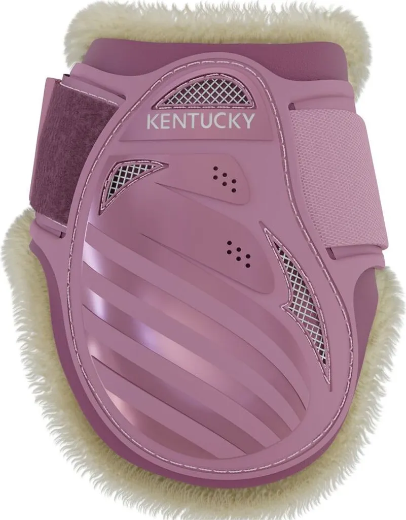 Protège-boulets Jeunes Chevaux Kentucky Mouton Vegan Old Rose Taille M
