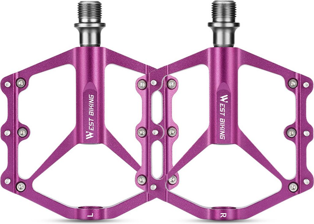 Mountainbike-Pedale, Aluminium, 3-Lager-Fahrradpedale, Rennrad-Pedale, rutschfeste, hohle Ersatz-Fahrradpedale