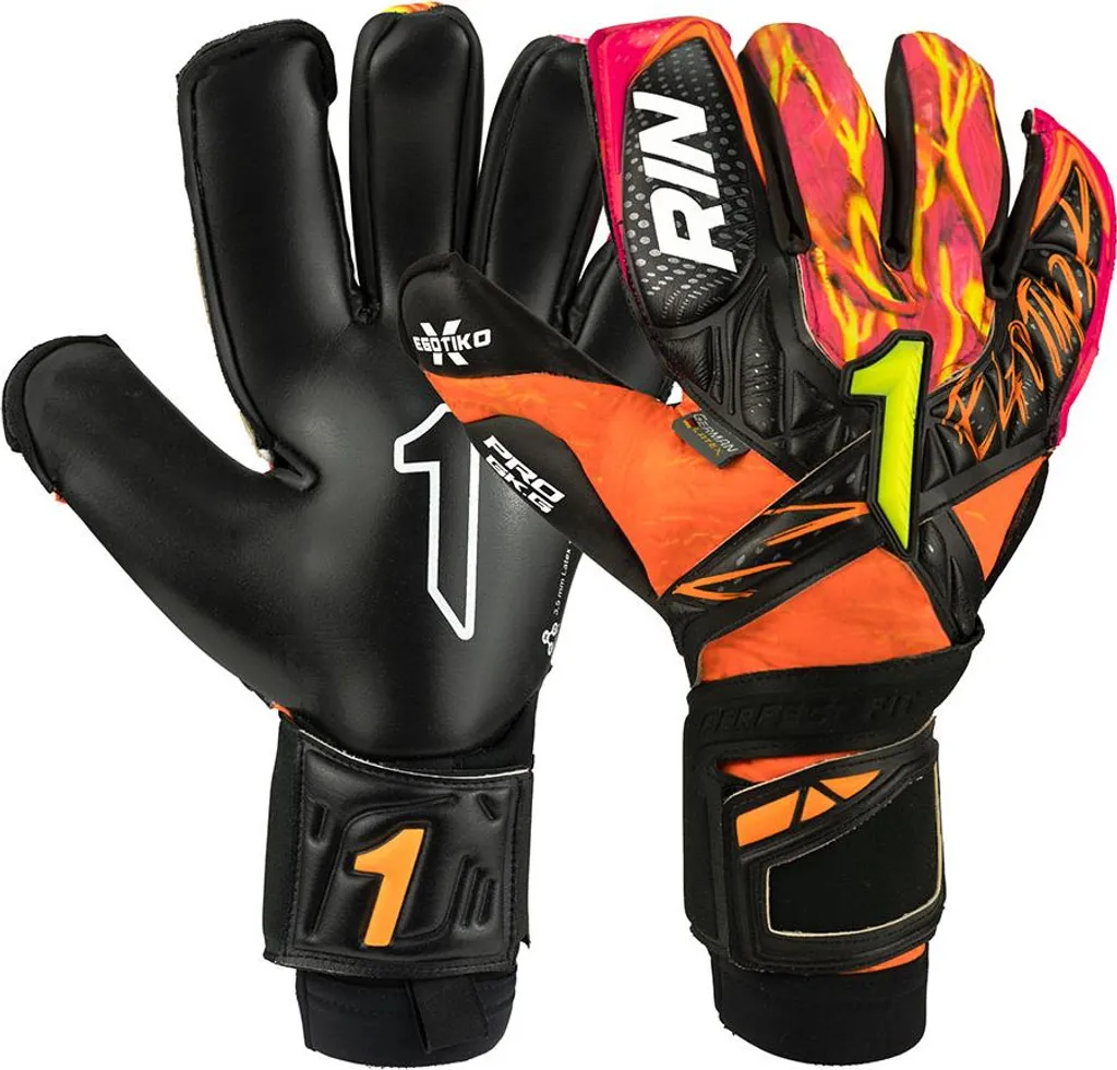 Gants de gardien Rinat Egotiko X Pro Noir 9 pour terrains gras et secs
