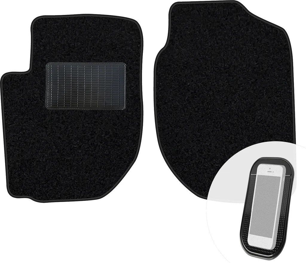 Set 2 Tappetini Anteriori Velour Nero per Land Rover Freelander 1 98-06