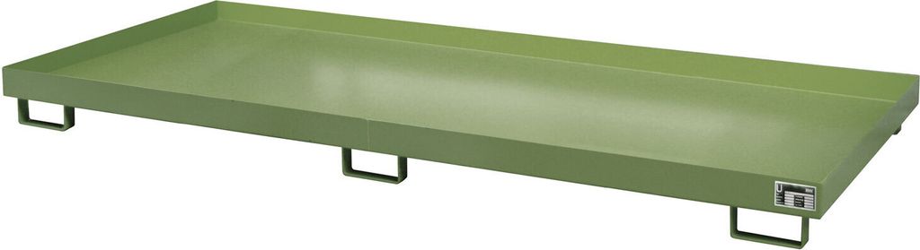 Bauer Regalwanne RW 3300-1, lackiert, Resedagrün