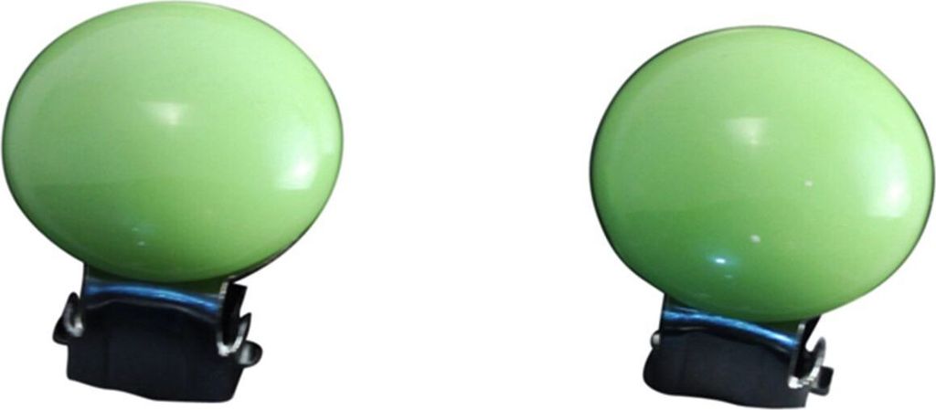 Ohrclips - Rund - grün