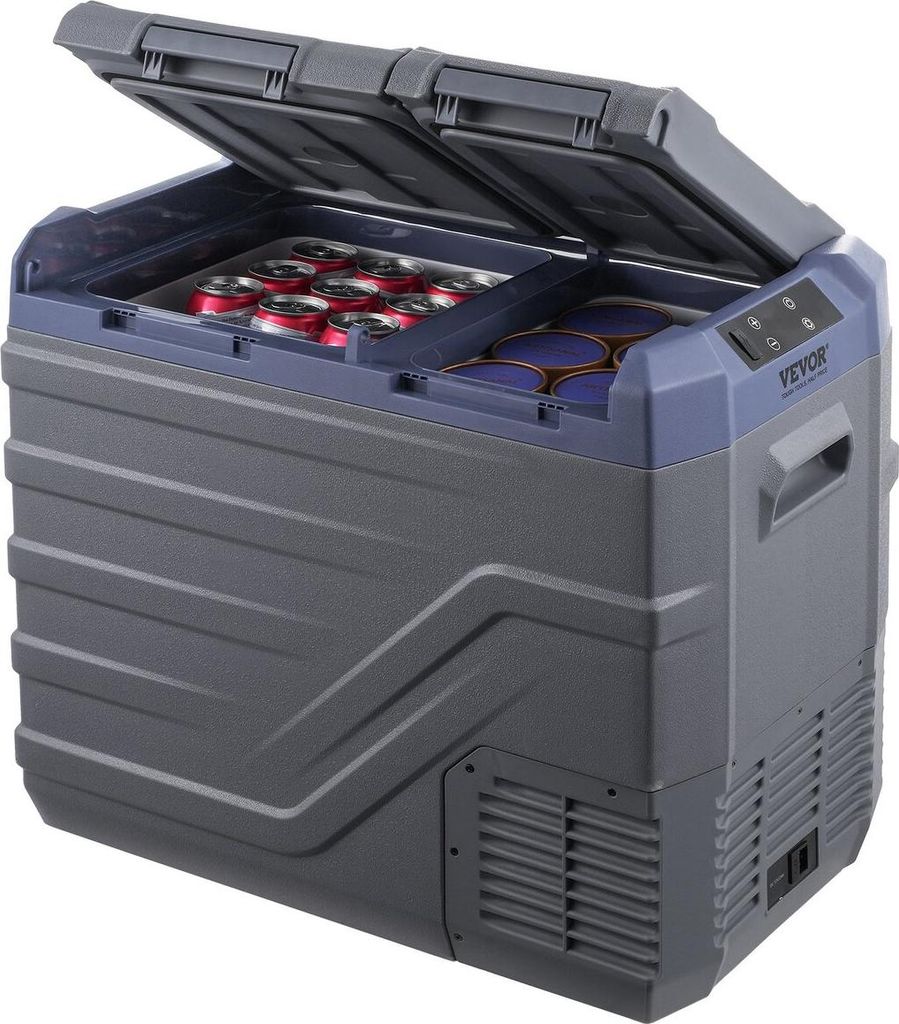 Portable Car Refrigerator Freezer Compressor 40 L Dual Zone for Car Home