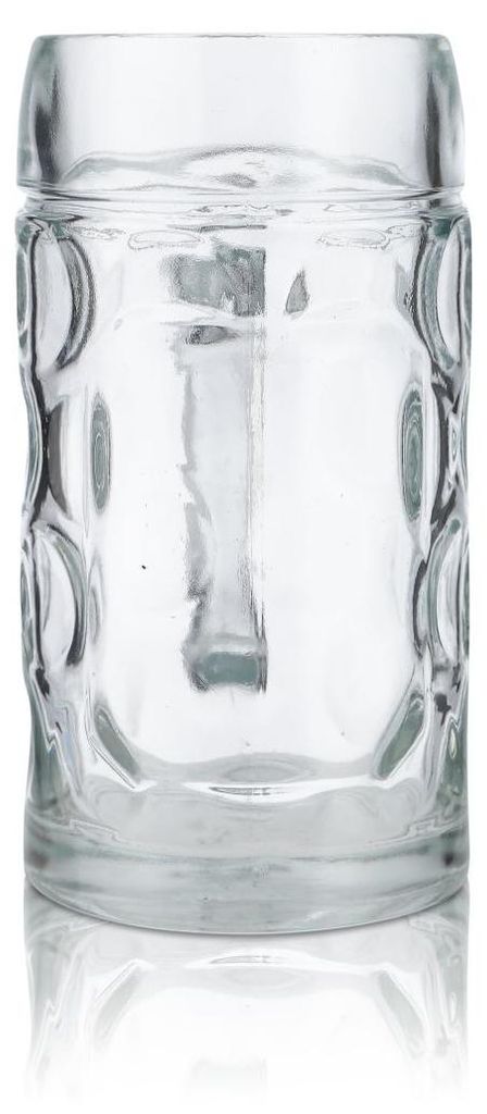0,5l Bierkrug Bierglas Ohne Logodruck Edle Glaskontur Produktbild 