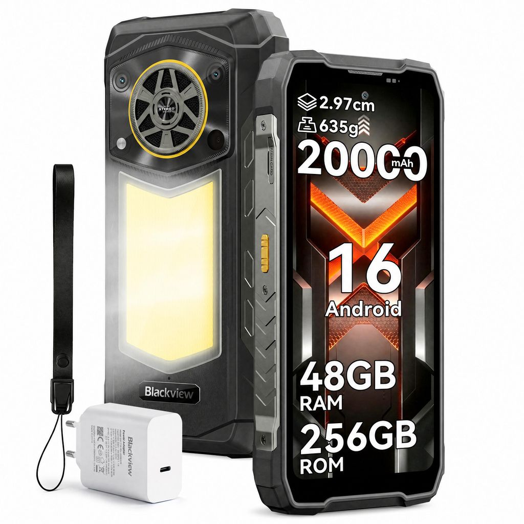 Blackview ROCK 5 Outdoor handy incl 45W Ladegerät, Produktbild 