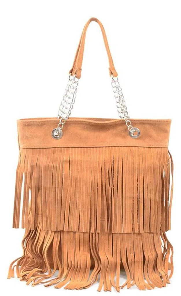 Sac à main MIMI 34 cm CARLA BELOTTI avec finitions cuir et dorées