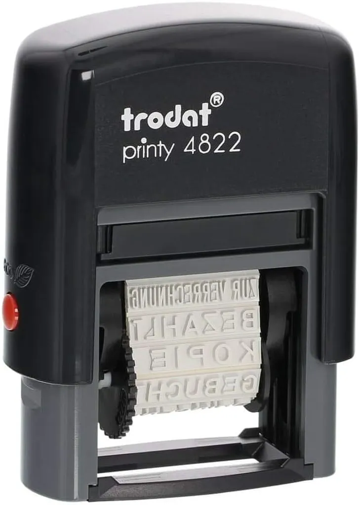 Tampon Encreur Automatique Formules Standard Trodat 4822 Encre Noire