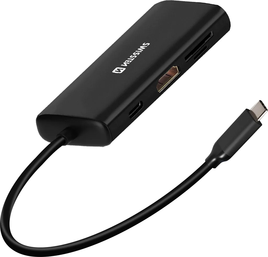 Hub USB-C 100W Power Delivery avec Ethernet et HDMI Noir Haute Performance