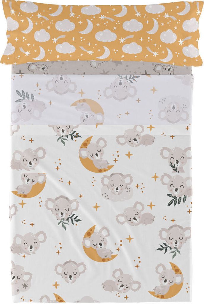 Baby koala Oberlaken set 2 teiliges 160x270 cm (Standardgrösse) 100% Baumwolle Hergestellt in Europa