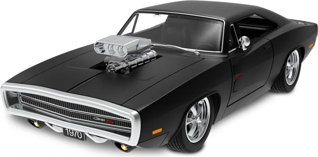 Voiture RC Jamara Dodge Charger R/T 1970 noire pour course salon