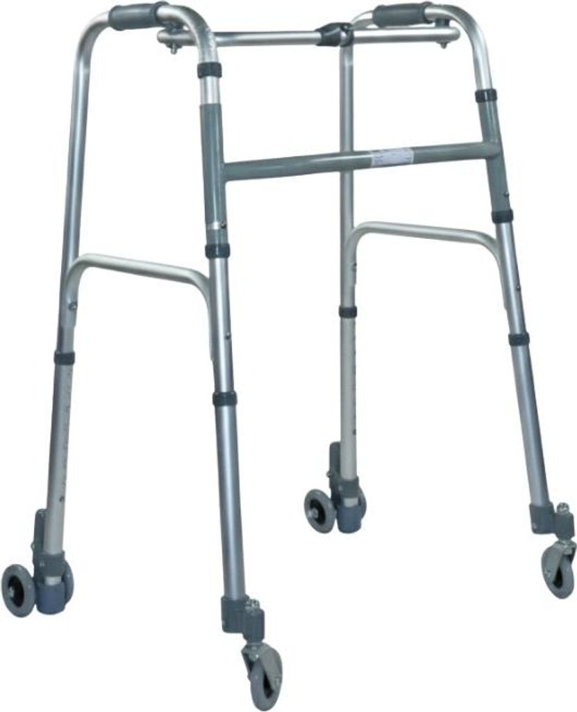 Déambulateur léger en aluminium à 4 roues Image du produit 