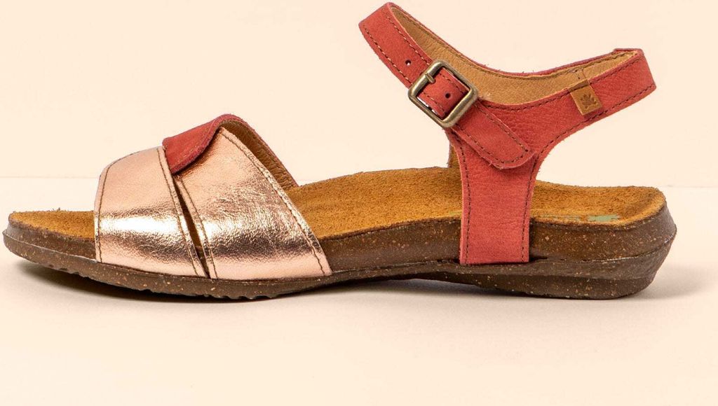 El Naturalista Sandalen Damen N5557 PLEASANT-METALIZADO FRAMBUESA / WAKATAUA Farbe Pink