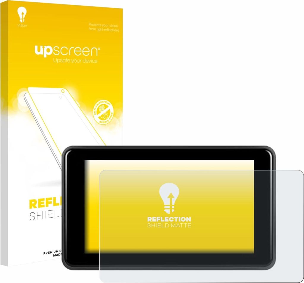 upscreen Schutzfolie für Vechtel Motorrad Carplay 5" Displayschutz Displayschutzfolie Folie Matt Entspiegelungsfolie