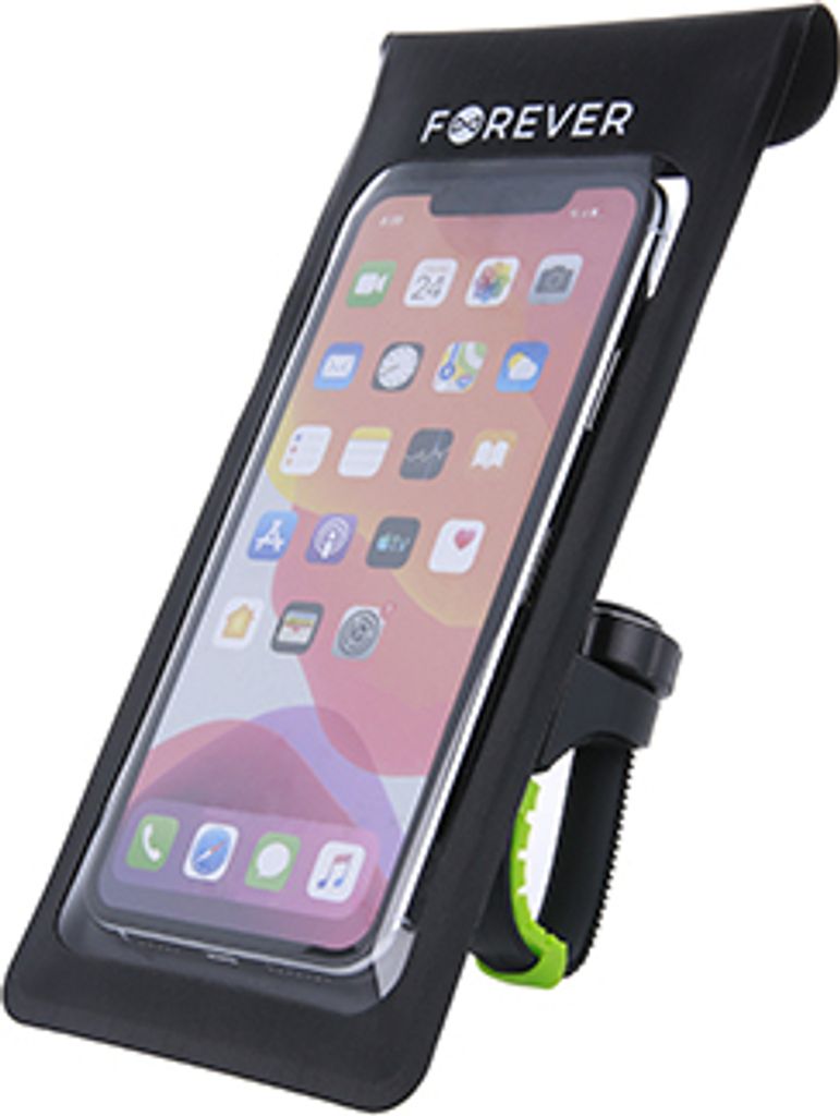 Wodoodporny Uchwyt Rowerowy Bh-130 Forever Outdoor Czarny Zdjęcie produktu 