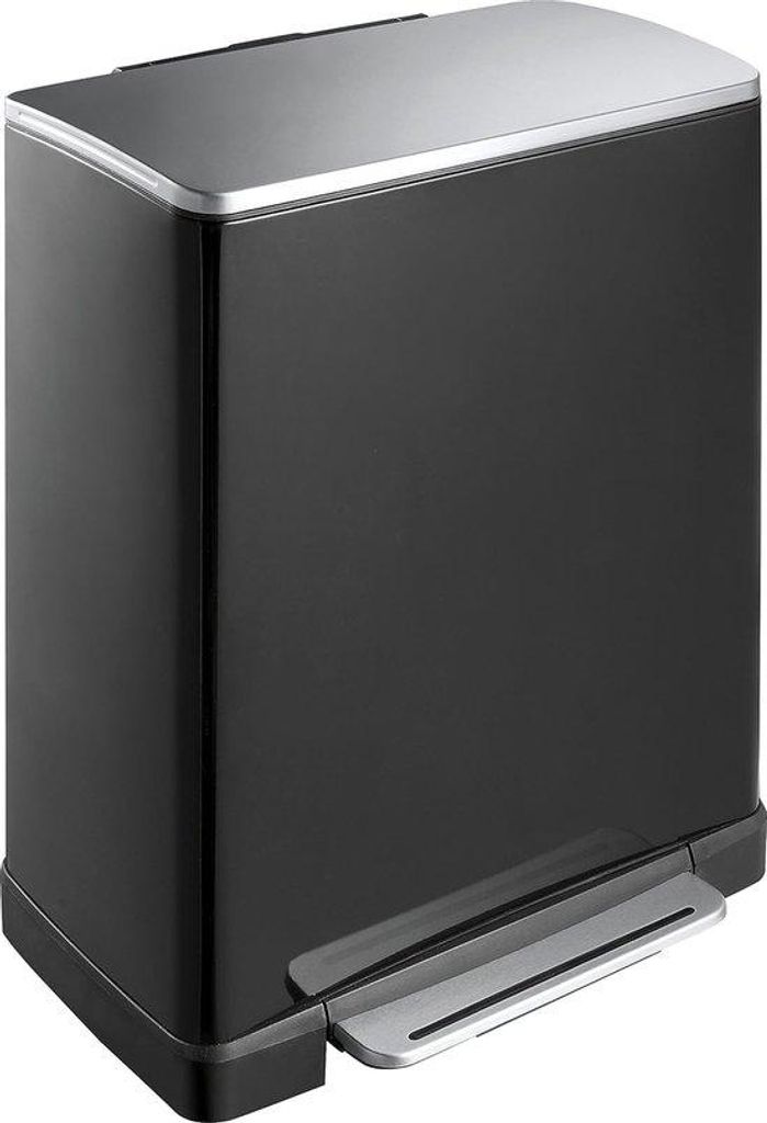 Metallischer 50-Liter-Pedaalemmer - Fingervollesystemfrei und Federungssystem